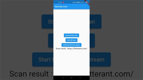 Barcode Qr Code Scanner In Flutter Youtube