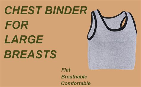 Neal Link Chest Binder For Large Breasts Breast Binder Tomboy Lesbian Binder Trans Bra At