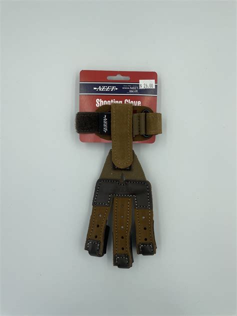 Neet Adjustable Leather Shooting Glove Wapiti Archery Poc