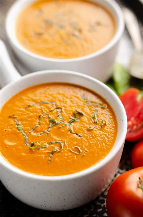 Pressure Cooker Creamy Garden Tomato Soup - Instant Pot Recipe