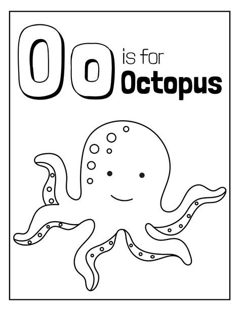 letter o coloring pages 6