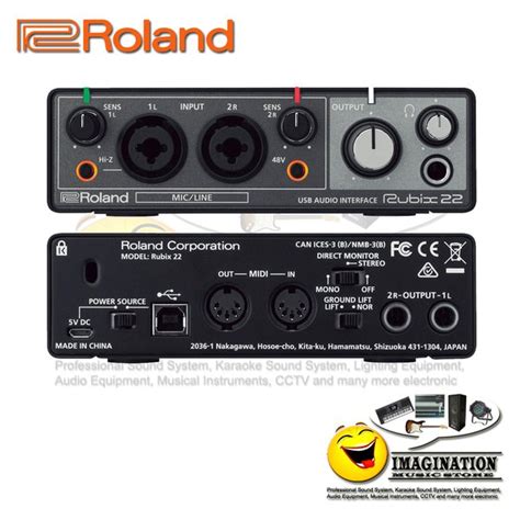 Jual Roland Rubix Usb Audio Interface Di Lapak Imagination Music