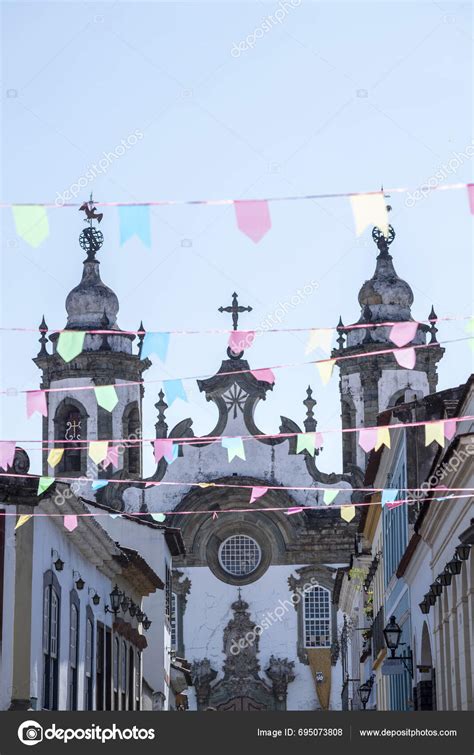 Facade Hirtoric Baroque Church Our Lady Carmel Igreja Nossa Senhora