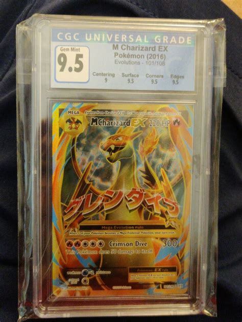 M Charizard Ex Full Art Cgc Mint Pokemon Xy Evolutions