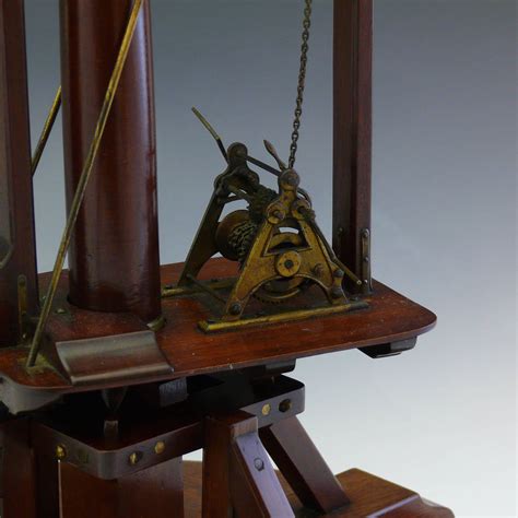 Victorian Wooden Scale Model Crane Circa 1880 For Sale At 1stdibs