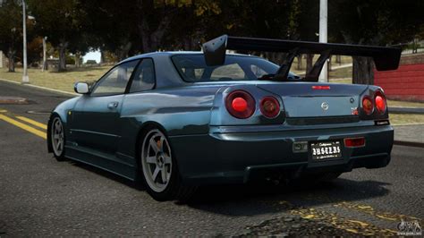 Nissan Skyline R Bnr V Para Gta