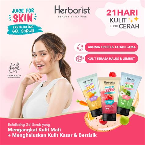 Herborist Juice For Skin Exfoliating Gel Scrub Ml Herborist