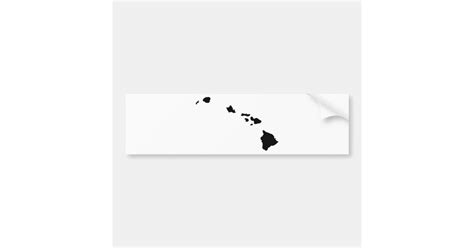 Hawaiian Islands Bumper Sticker Zazzle