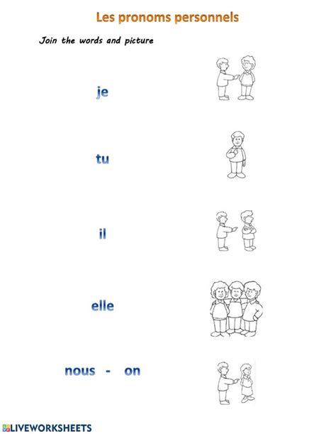 Pronoms Personnels Pronouns G2 Worksheet French Teaching Resources French Worksheets Worksheets