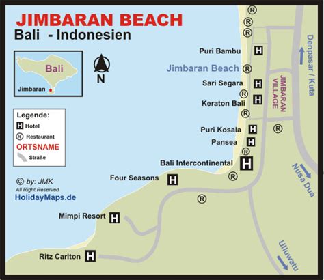 Bali Weather Forecast and Bali Map Info: Detail Jimbaran Bay Location ...