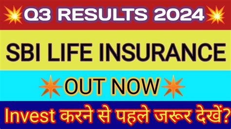 Sbi Life Q Results Sbi Life Results Today Sbi Life Share