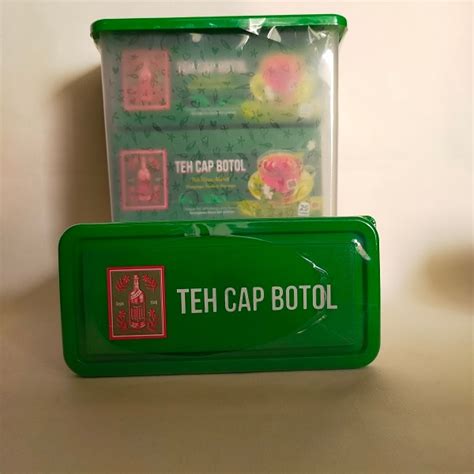 Jual Teh Celup Cap Botol Hijau Isi Free Container Shopee Indonesia