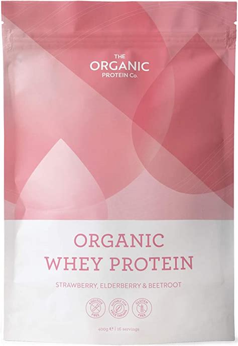 Organic Whey Protein - Strawberry, Elderberry & Beetroot - Grit ...