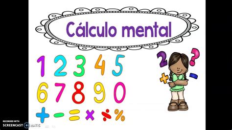 Estrategias de cálculo mental YouTube