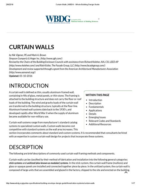 Curtain Walls Wbdg Whole Building Design Guide Download Free Pdf Wall Building Insulation