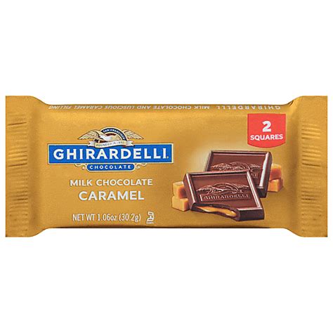 Ghirardelli Milk Chocolate Caramel Squares 2 Ea Chocolate Wagner’s Iga