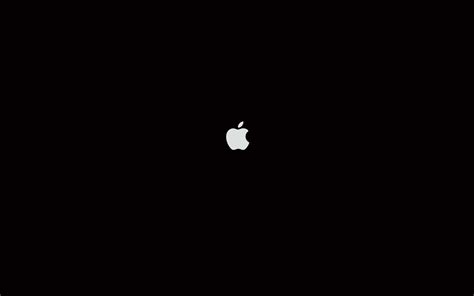 Download Plain Black And White Apple Logo Wallpaper | Wallpapers.com