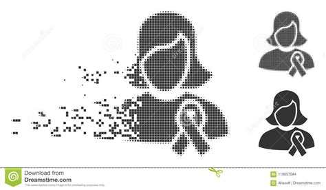 Icono De Semitono Fracturado Del Lazo De La Solidaridad Del Pixel