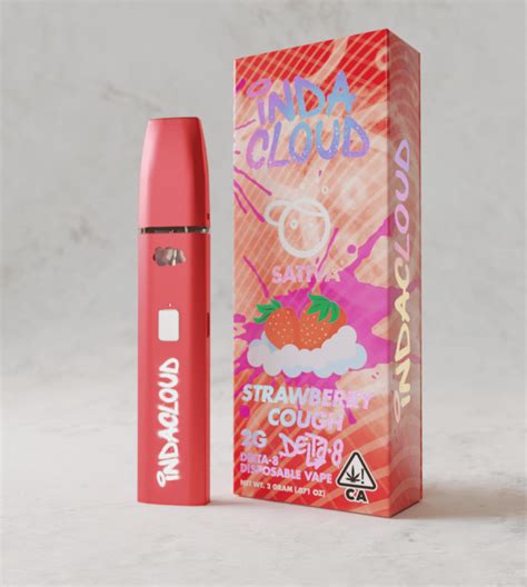 Strawberry Cough Delta 8 Disposable Vape Pen Indacloud