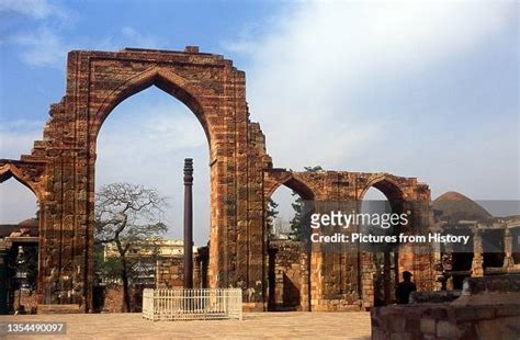 The Quwwat Ul Islam Mosque Was Built By Qutb Ud Din Aibak Founder Of