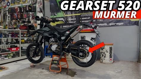 JUARA BANGAT EMANG DAH GEAR GMS RACING BUAT YAMAHA WR 155 SUPERMOTO