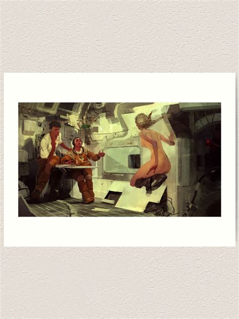 Astro Naked Art Print For Sale By Docgrasshopper Redbubble