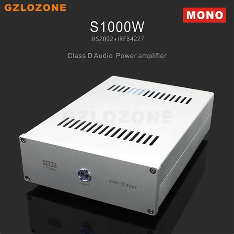 Zerozone Finished W Mono Hifi Class D Audio Power Amplifier Irs