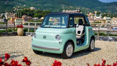 Fiat Topolino Dolcevita Premiere Neuer Elektro Kleinstwagen Auto