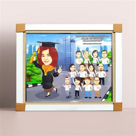 Jual Cetak Karikatur Dan Bingkai Frame Ukuran 20R 50x60cm Hitam