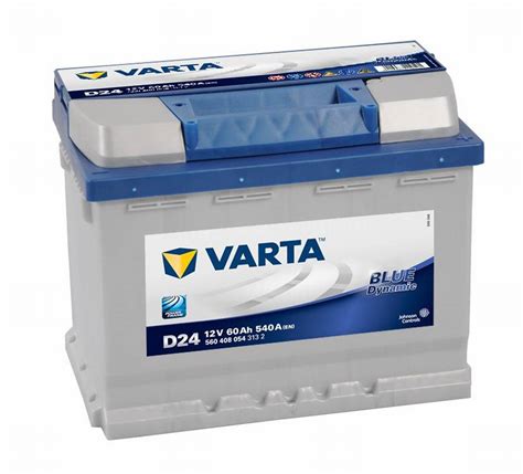 VARTA D24 Blue Dynamic 12V 60Ah 540A Batteria Auto 560 408 054 Ordina