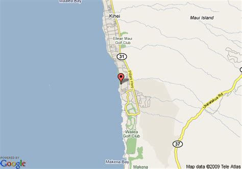 Map of Aston Maui Hill, Kihei