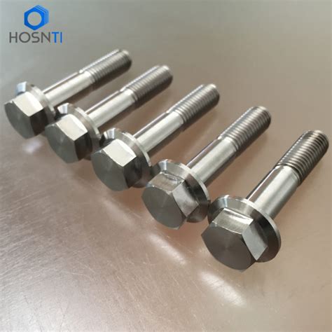 Din Titanium Flange Bolts And Nuts M Baoji Hosn Titanium Co Ltd