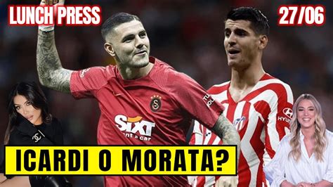 MILAN TRA ICARDI E MORATA Lunch Press Con Alessandro Jacobone YouTube