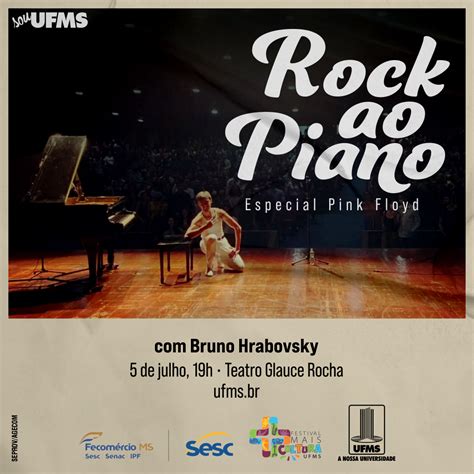 Pianista Bruno Hrabovsky retorna a Campo Grande o espetáculo Rock