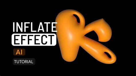 Easy Inflated 3d Text Effect 2d To 3d Inflate Anything In Adobe