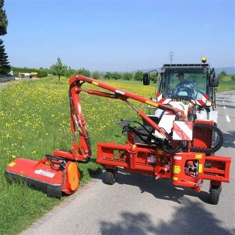 Mounted Reach Mower Una Series Gerhard D Cker Gmbh Co Kg Flail