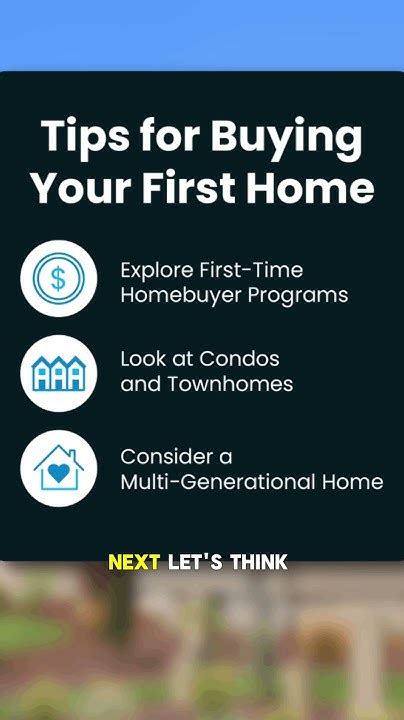 Tips For Buying Your First Home Youtube