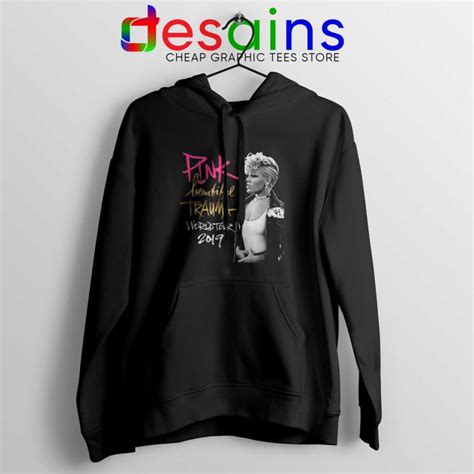 Pink Beautiful Trauma Hoodie World Tour Merch Concert Desains Store