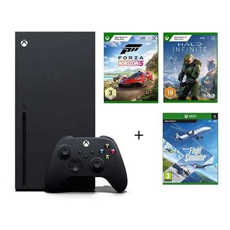 Игровая консоль Microsoft Xbox Series X + 3 игры – купить из-за границы ...