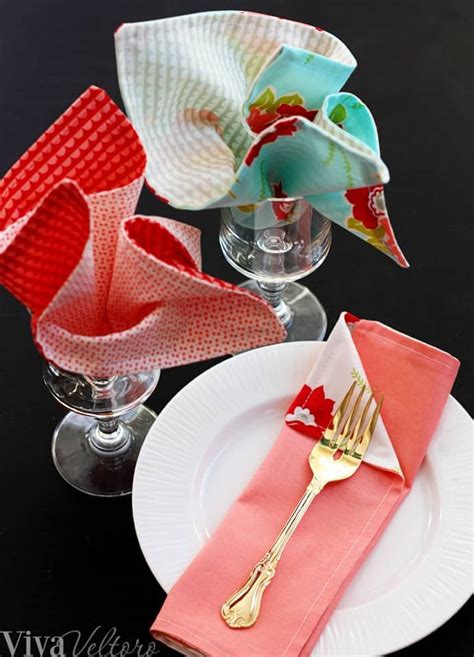 Diy Minute Cloth Napkins Tutorial Viva Veltoro