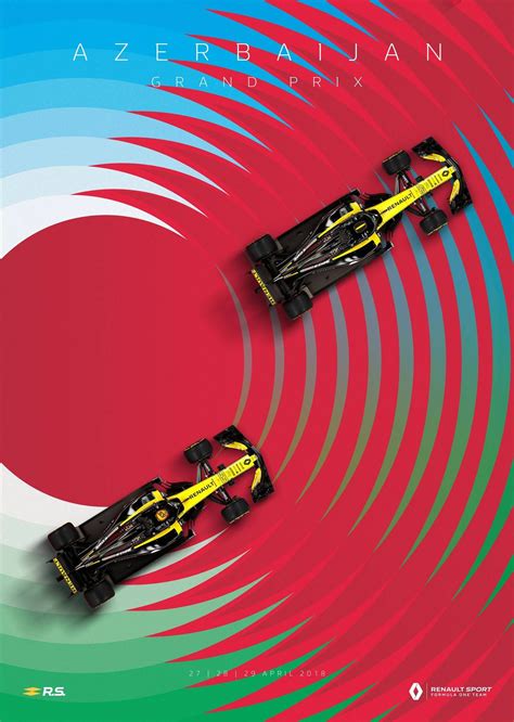 Renault F1 2018 Posters Renault Racing Posters Sport F1