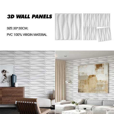 3D Wall Panel Pvc Vinyl Wood Design Wall Sticker Living Room Home