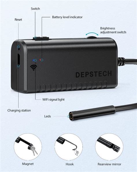 B Wireless Inspection Camera Depstech Endoscope Premium Ip