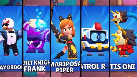 Brawl Stars Las Skins De La Brawl Talk Del Misterio En Starr Park