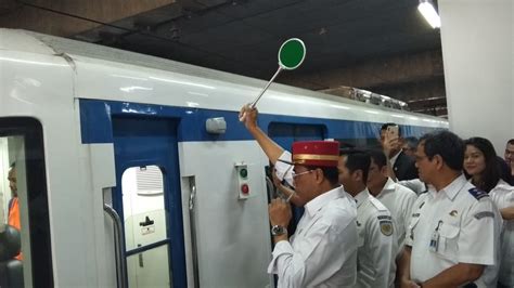 Menhub Resmikan Operasional Ka Bandara Dari Stasiun Manggarai Railway