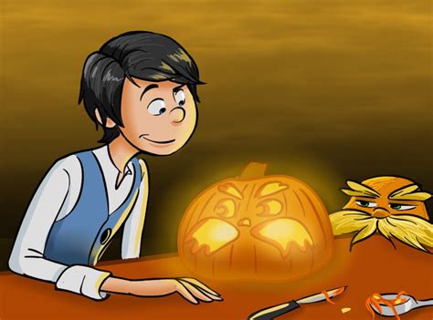 Onceler And The Lorax Hallowen Drawing Lorax Dibujos Anime Novios