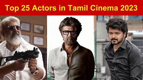 Top 25 actors in tamil cinema 2023/#rajinikanth#vijay#ajith#kamal# ...