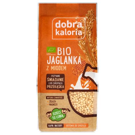 Dobra Kaloria Bio Jaglanka Z Miodem G Apteczkadziecka Pl