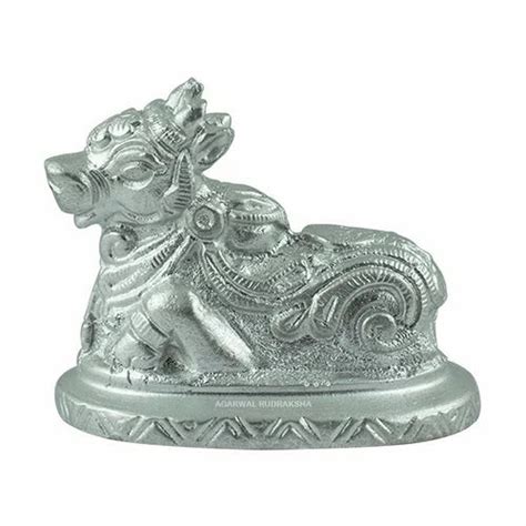 Silver Aluminium Parad Nandi Nandi Ji Made In Mercury At Rs In