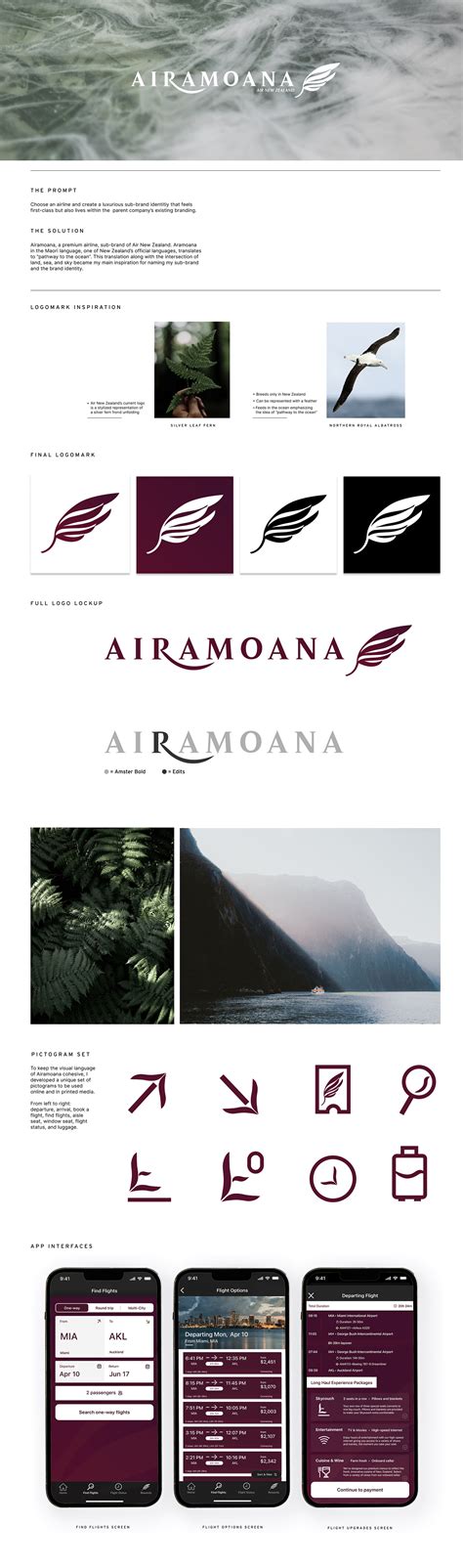 Airamoana Luxury Airline Behance